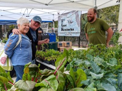 Fresh local produce at Galveston's Own Farmers Market