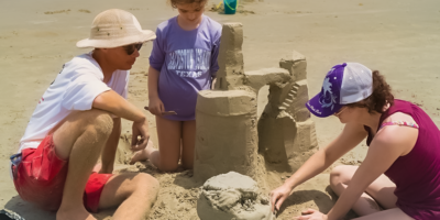 Impressive sandcastle sculptures at AIA Sandcastle Competition