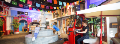 Children celebrating Hispanic Heritage Month in Houston