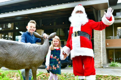 Breakfast with Santa at December events in The Woodlands