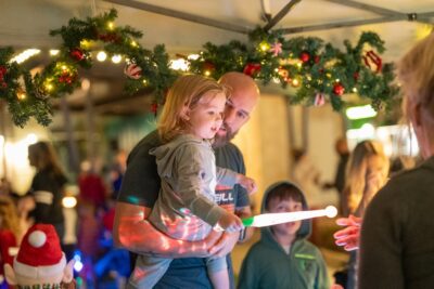 Deck the Pines at December events in The Woodlands